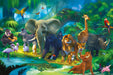 Vinilo Decorativo Pared [0ts9mpei] Jungla Animales 0