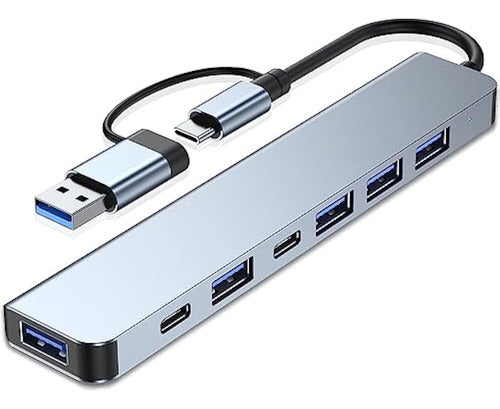 Hub Usb C Hub Usb 3.0, Vienon Aluminio 7 En 1 0