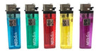 20-Pack Transparent Lighters - Assorted Colors 1
