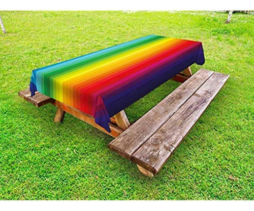 Lunarable Rainbow Mantel Al Aire Libre Arco Iris Inspirado L 0