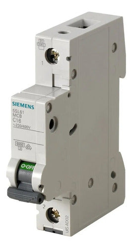 Siemens 1x32 Unipolar Thermal Circuit Breaker 4.5kA C Curve 0
