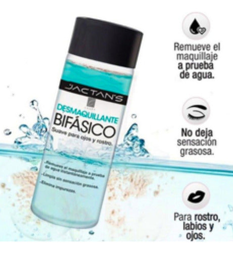 Desmaquillante Bifásico Y Limpieza Facial X 105ml Jactans 4