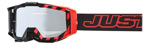 Just1 Antiparra Motocross Visor Extra Stirpe Red 0