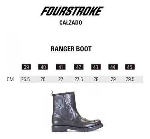 Fourstrok Ranger Motorcycle Boots with Protection 5