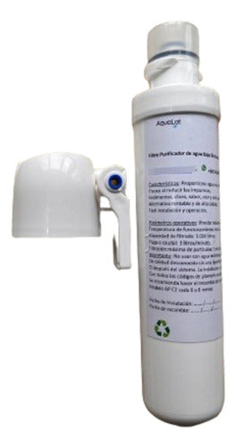 Aqualat Under-Sink Water Filter for Limescale with Ceramic Faucet 0