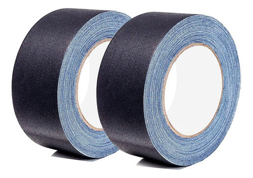 ~? Cosimixo 2-pack Black Gaffers Tape 30 Yardas X 2 Pulgadas 0