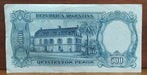 Antiguo Billete 500  Pesos Moneda Nacional  Bott 2122 3