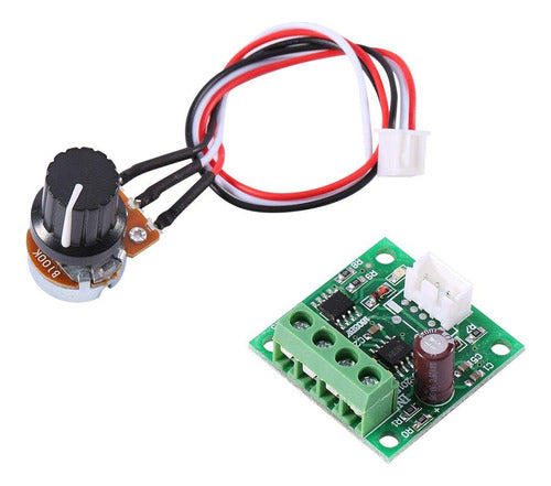 Topincn Controlador De Velocidad Del Motor Dc 1.8v A 15v 2a 0