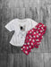 Oh Regalos Pijama Frenchie Rosado Pantalon + Remera Manga Corta 1