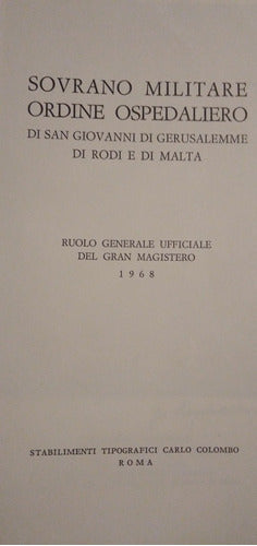 Sovrano Ordine Militare Di Malta 2