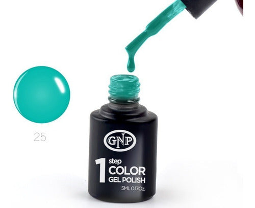 Esmalte Para Uñas En Gel De 1 Paso #25 Verde Agua Nice 2