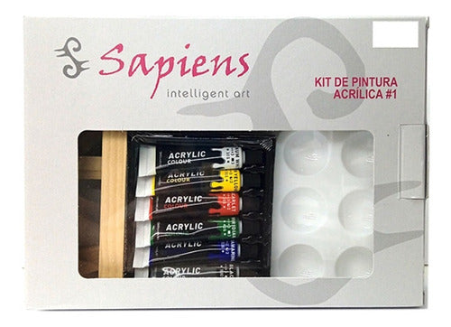 Artistic School Drawing Kit with Easel, Acrylics, and Brushes #1 2