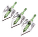 3 X 100 Grano Broadheads 360 Corte Para Blancos De Tiro Con 4