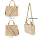 Set of 2 Small Women's Handbags Crossbody Shoulder Bag in Soft Corduroy Fabric 29