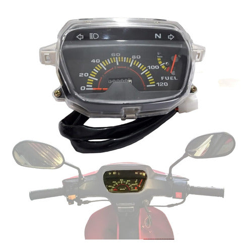 Osaka Speedometer Dashboard for Mondial Gilera C 110 0