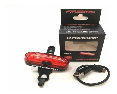 Rechargeable Fire Bird Rear Light for Bicycle USB New! 0