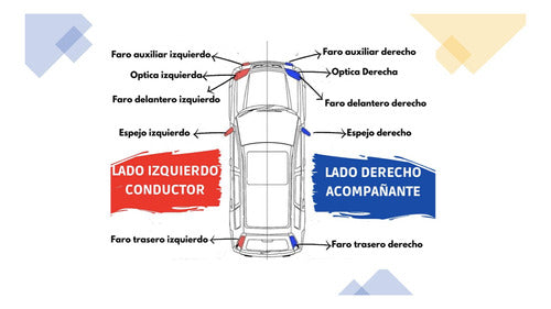 VIC Optica Izquierdo Peugeot 504 91/97 4