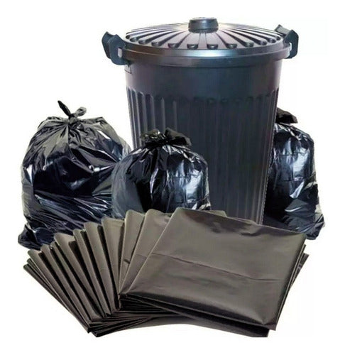 SICORPEL Black Waste Bags 80x110 cm - 50 Units 3