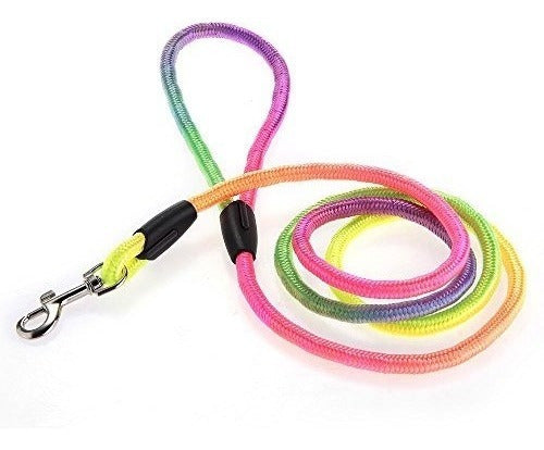 Zoomundo Multicolor Fluo Leash and Harness for Small Dogs, Cats, and Rabbits 1