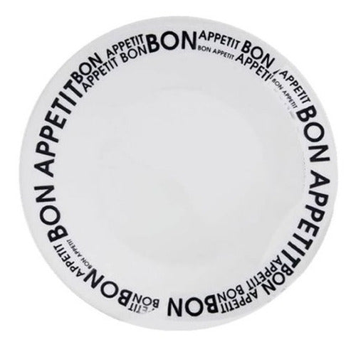 Set 6 Plato Playo 24cm Bon Appetit Porcelana Oxford Vajilla 1