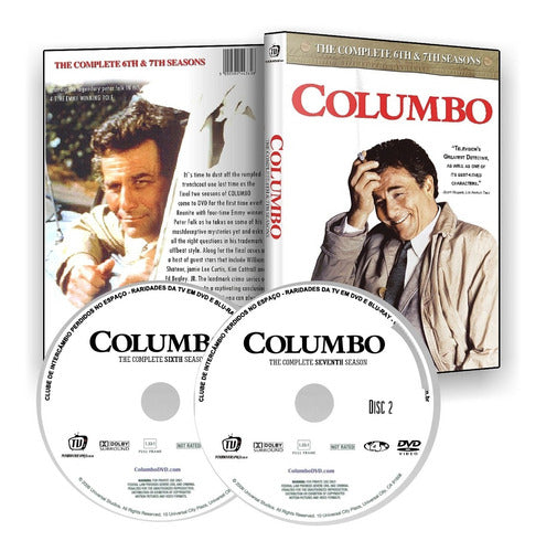 Columbo Série Clássica Completa Dublada 7 Temp 45 Eps 23 Dvd 6