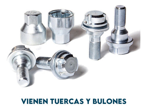 Bulones Tuercas Antirrobo Seguridad Ruedas Peugeot 206 1