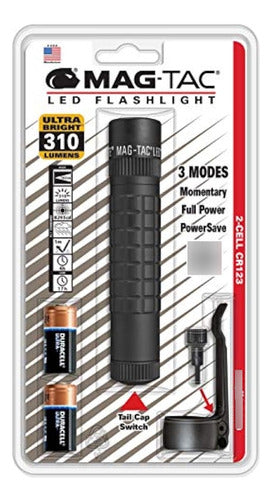 Maglite Mag-Tac - LED Flashlight CR123 with 2 Cells 1