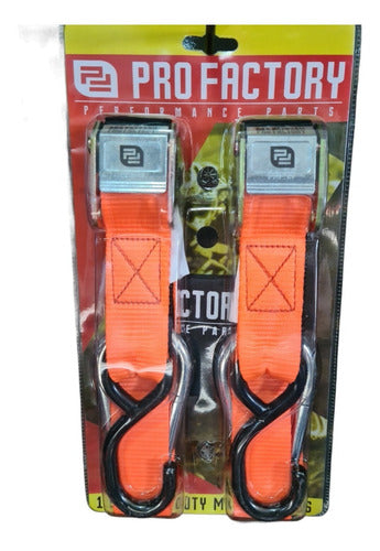 Reinforced Tie-Down Straps PRO Factory Trailer Motorcycle Straps 4