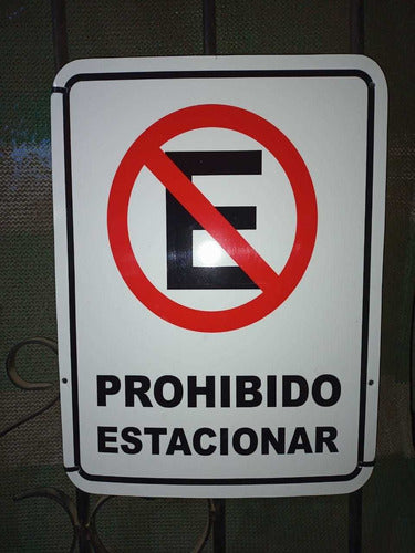 Carteles  Prohibido Estacionar  Pvc 0