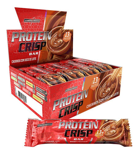 Integralmédica Protein Crisp Whey Bar 45g Box of 12 2