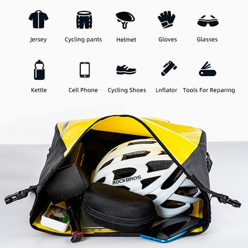 Alforja Para Bicicleta Rockbros 20l Impermeable Diginet 4