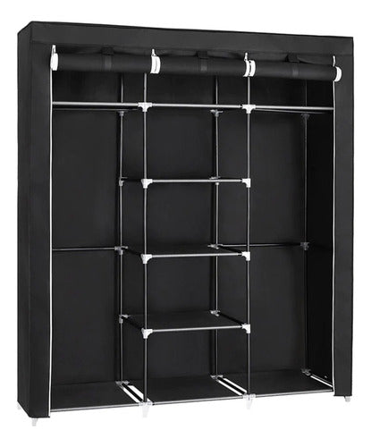 Green Bazar Armable Clothes Organizer Wardrobe with 5 Shelves 0