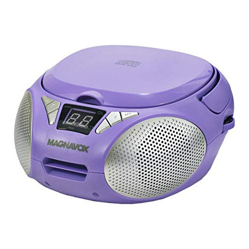 Equipo De Audio Con Radio Estereo Am/fm Y Cd En Purpura 0