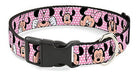 Buckledown Breakaway Cat Collar Minnie Mouse Expressions Lu 0