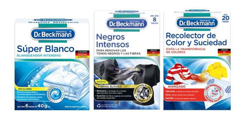 DR. BECKMANN Super Blanco + Negros Intensos + Recolector De Color 0