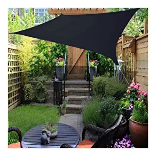 Toldo Vela P/ Sombra Viento Y Granizo C/ Uv - 5*3 Rectangulo 1