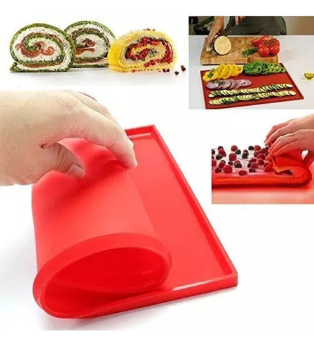 Mrsol Silicone Cake Roll Pionono Tray Mold 1