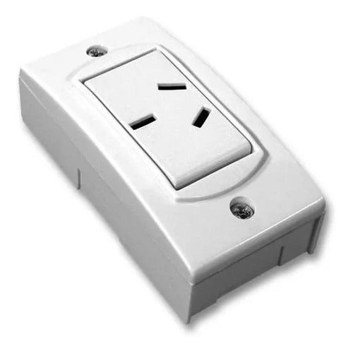 Jeluz Simple Exterior Electrical Switch Socket Pack of 20 0