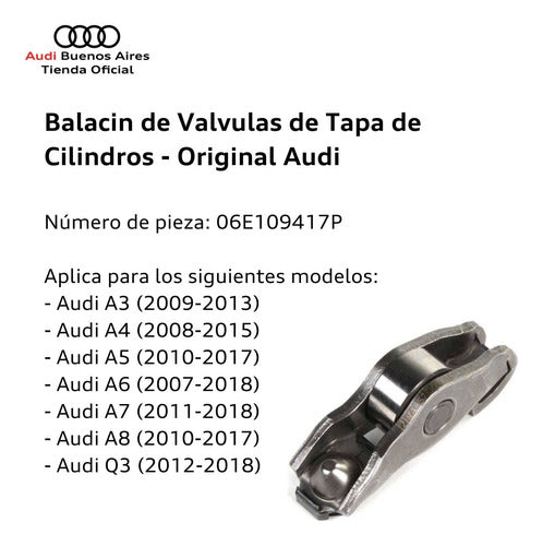 Balacin Válvulas De Tapa De Cilindros Audi A4 2008 Al 2016 1