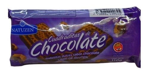 Natuzen Gluten-Free Chocolate Square Cookies X 3 1