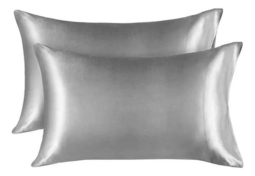 Genérica Raso Anti-Frizz Pillowcase 70cm x 58cm 0