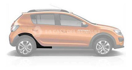 Pulo Moldura Guardbarro Trasera Der Sandero Stepway 15 1