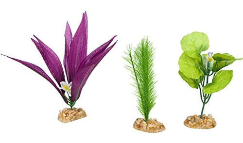 Imagitarium Foreground Multipack Silk Aquarium Plants 0