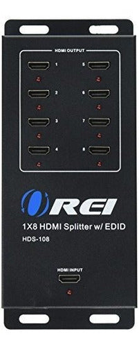 Orei Hds108 1x8 Alimentado 1080p V14 Certified Splitter Hdmi 0