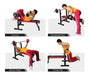 Banco Pecho Con Soporte Para Barras Plegable Crazy Fitness 2