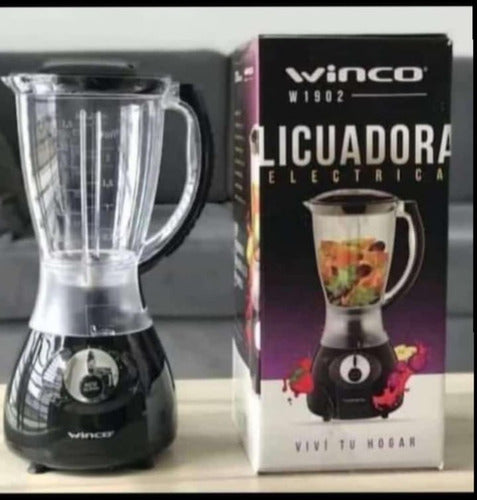 Winco W1902 Acrylic Jar Blender, 500W Power 1