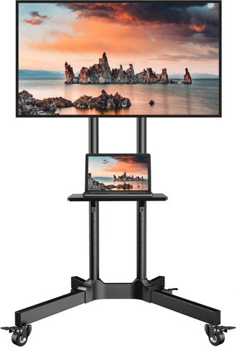 Conference Floor Stand for LED TV Screens from 32 to 70 with Wheels 0