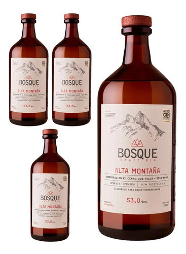 Gin Bosque Alta Montaña x 4 Bottles - Quirino Bebidas 0