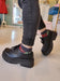 Stylish Oxford Lace-Up Platform Loafers - Liviana Isa 9