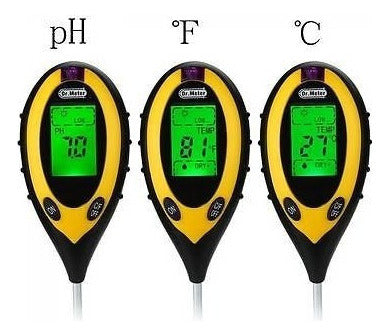 Dr. Meter 4-in-1 LCD Soil Tester for Temperature, Humidity, Light, and pH 2